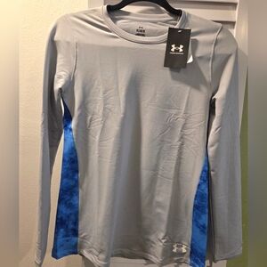 Under Armour Slim long-sleeve performance shirt Girls Youth Large 14/16
